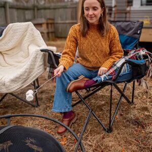 LL Bean 1912 Heritage Wool Alpaca Blend Mock Neck Sweater Women XL Toffee